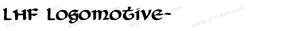 LHF Logomotive字体转换